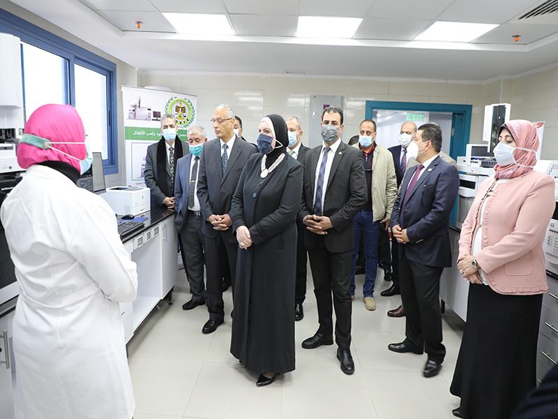 Minister of Trade and Industry inaugurates 29 laboratories in the Organization's branch in Dakhilah