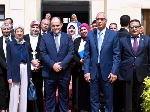 Eng. Ahmed Samir, Minister of Trade and Industry, visited the Head of the Export and Import Control  organization