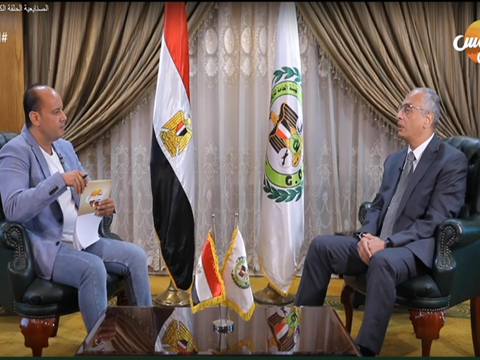 Major General Issam Al-Najjar in the El-sanaeaya program episode - The Sun Channel