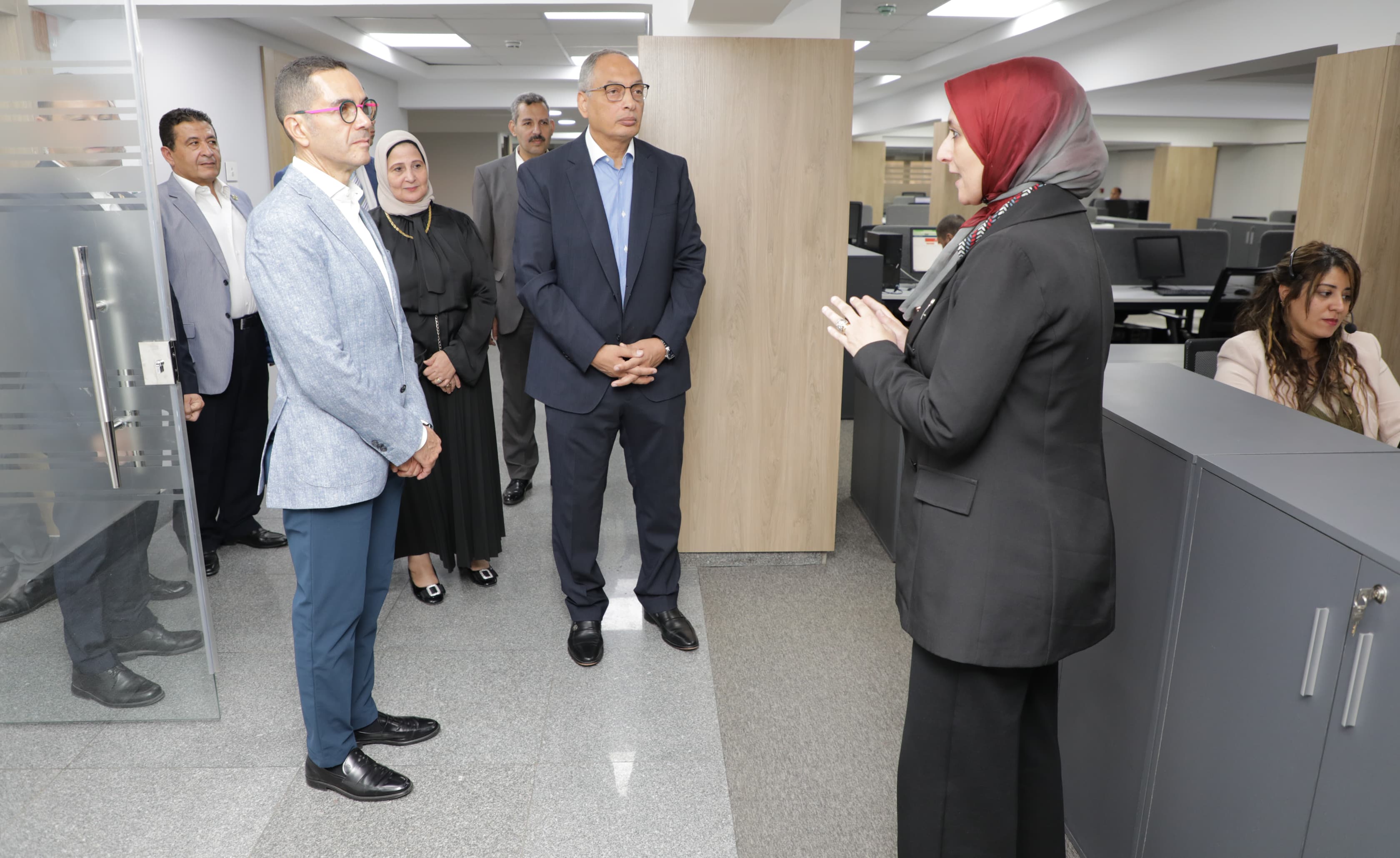 وزير الاستثمار والتجارة الخارجية م. حسن الخطيب يفتتح احدث معمل للاختبارات الضوئية بالهيئة العامة للرقابة على الصادرات والواردات