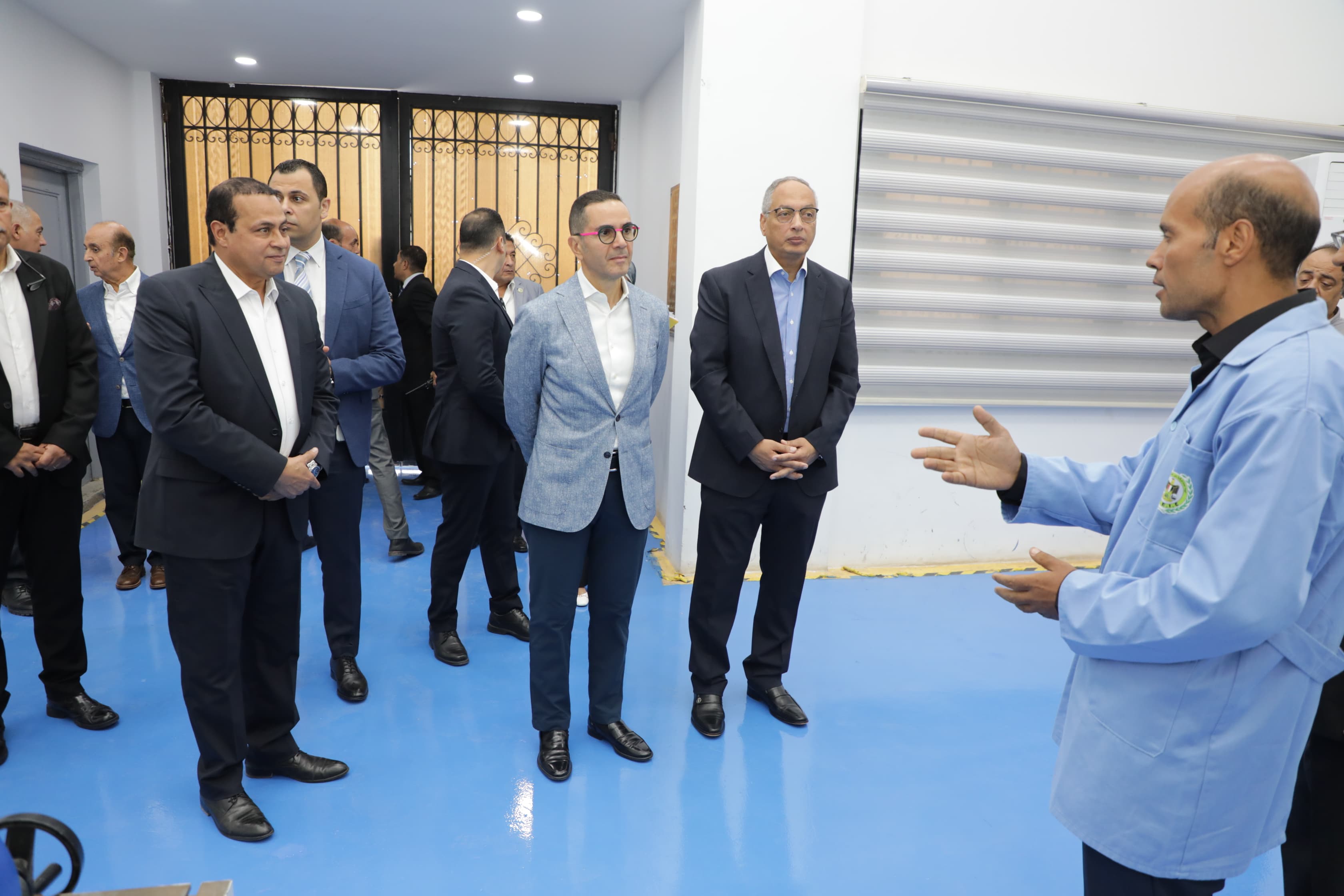 وزير الاستثمار والتجارة الخارجية م. حسن الخطيب يفتتح احدث معمل للاختبارات الضوئية بالهيئة العامة للرقابة على الصادرات والواردات