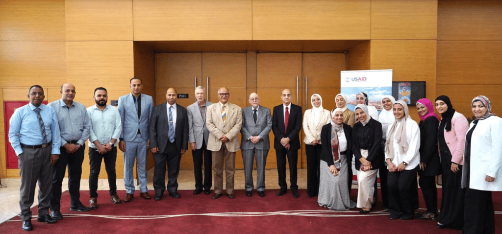 لتدريب الفنى الخاص باعضاء وحدة الكربون بالهيئة بالتعاون مع مشروع تطوير وتنمية الصادرات والممول من (USAID ) يؤكد حرص الهيئة على دعم الصناعة المصرية من خلال انشاء هذة الوحدة للتسهيل على المصدرين المصريين من خلال تقييم ومطابقة للمنتجات المصرية التى تستوفى شر