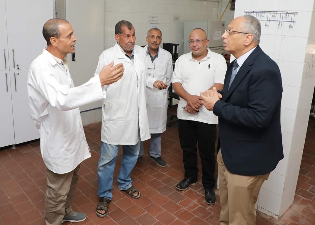 M. Issam Al-Najjar on inspection tour of the branch of the General Authority for Export and Import Control in Safaja
