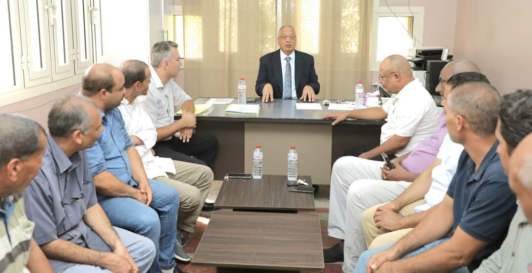 M. Issam Al-Najjar on inspection tour of the branch of the General Authority for Export and Import Control in Safaja