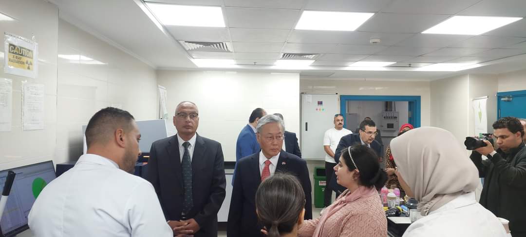 زيارة السفير الكورى لفرع الهيئة بميناء الدخيلة