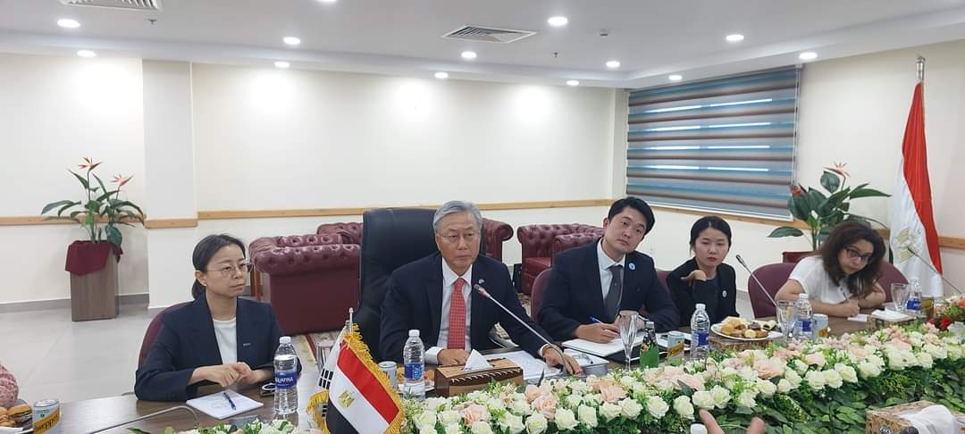 زيارة السفير الكورى لفرع الهيئة بميناء الدخيلة