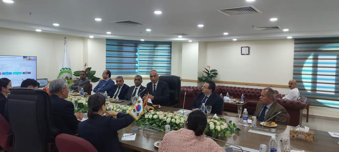 زيارة السفير الكورى لفرع الهيئة بميناء الدخيلة