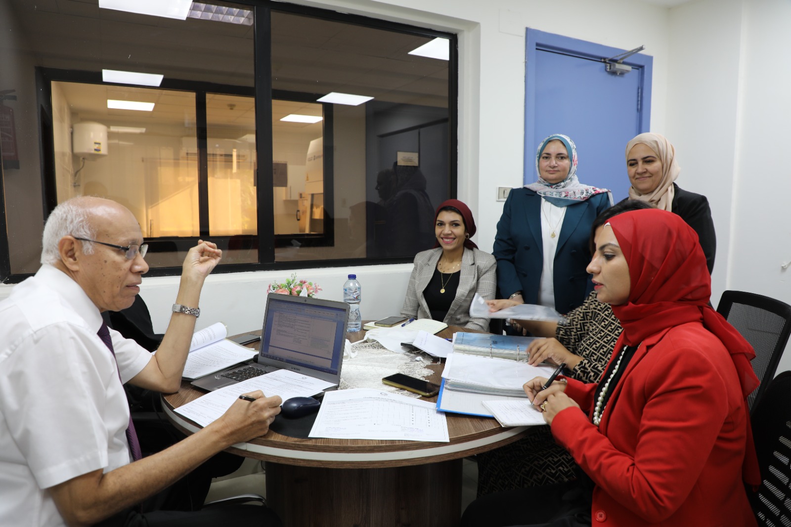 زيارة التقييم من المجلس الوطنى للاعتماد(ايجاك)