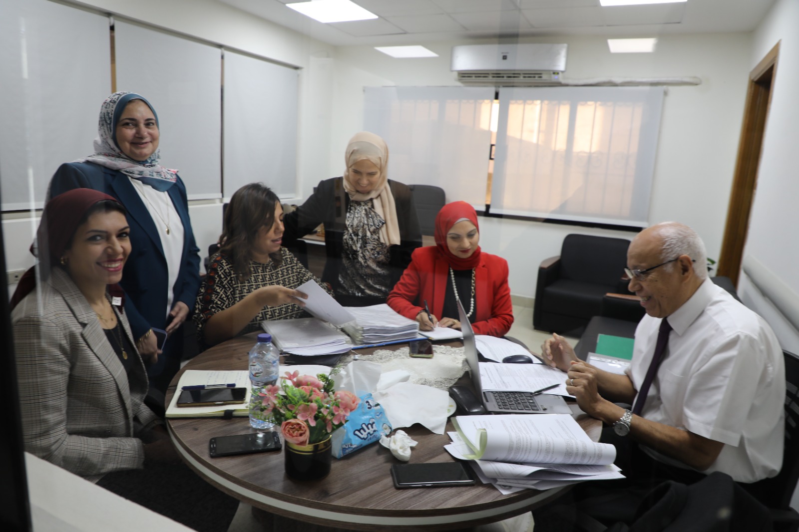 زيارة التقييم من المجلس الوطنى للاعتماد(ايجاك)