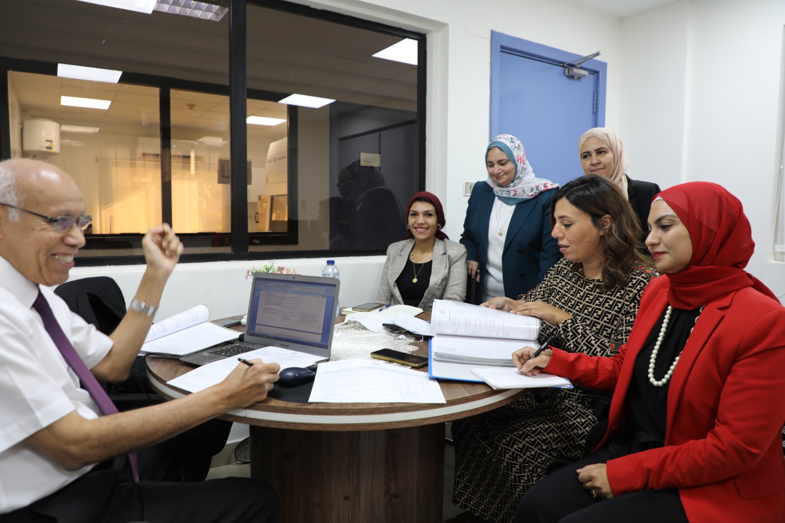 زيارة التقييم من المجلس الوطنى للاعتماد(ايجاك)