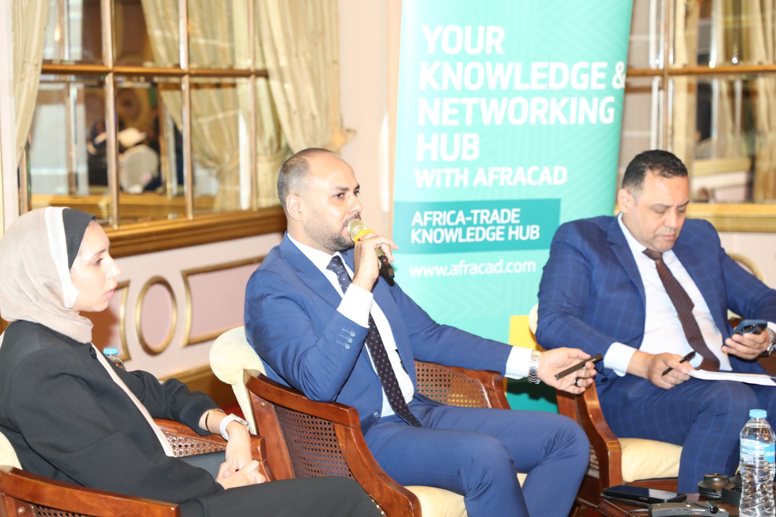مشاركة الهيئة بالحلسة النقاشية بعنوان مستقبل التجارة بافريقيا