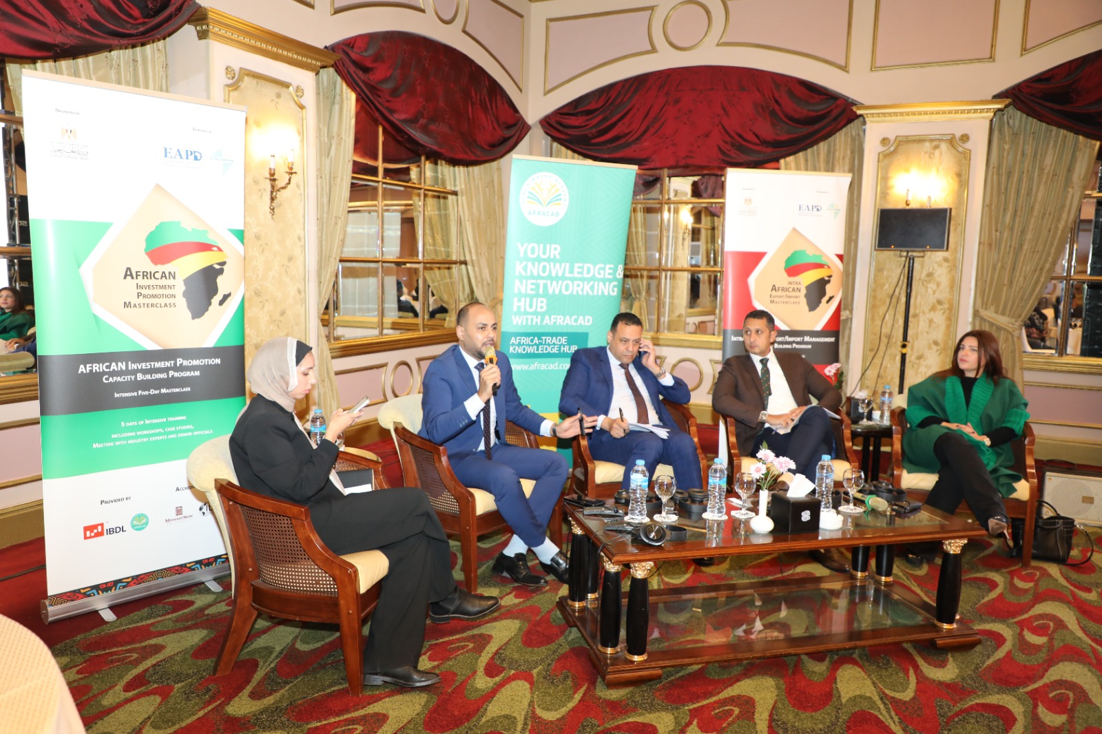 مشاركة الهيئة بالحلسة النقاشية بعنوان مستقبل التجارة بافريقيا