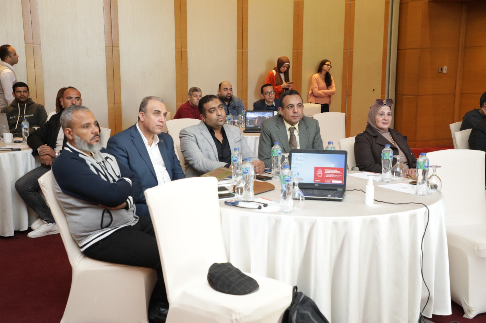 زيارة رئيس الهيئة للتدريب الخاص بمشروع تطوير إجراءات تقييم وتصنيف المخاطر و الممول من مشروع تمويل وتنمية الصادرات (USAID)