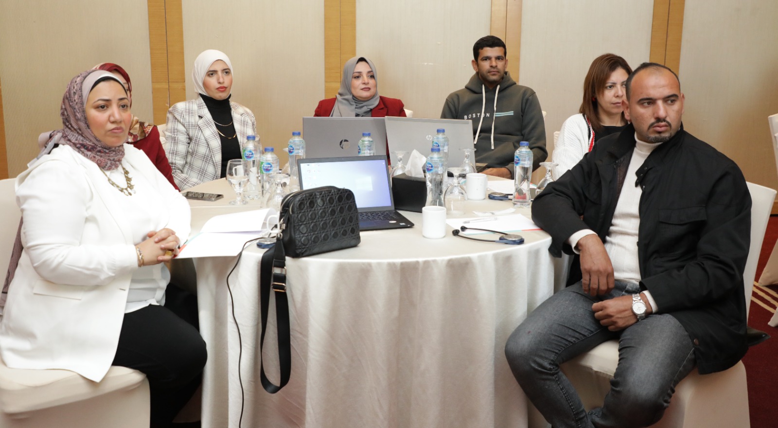 زيارة رئيس الهيئة للتدريب الخاص بمشروع تطوير إجراءات تقييم وتصنيف المخاطر و الممول من مشروع تمويل وتنمية الصادرات (USAID)