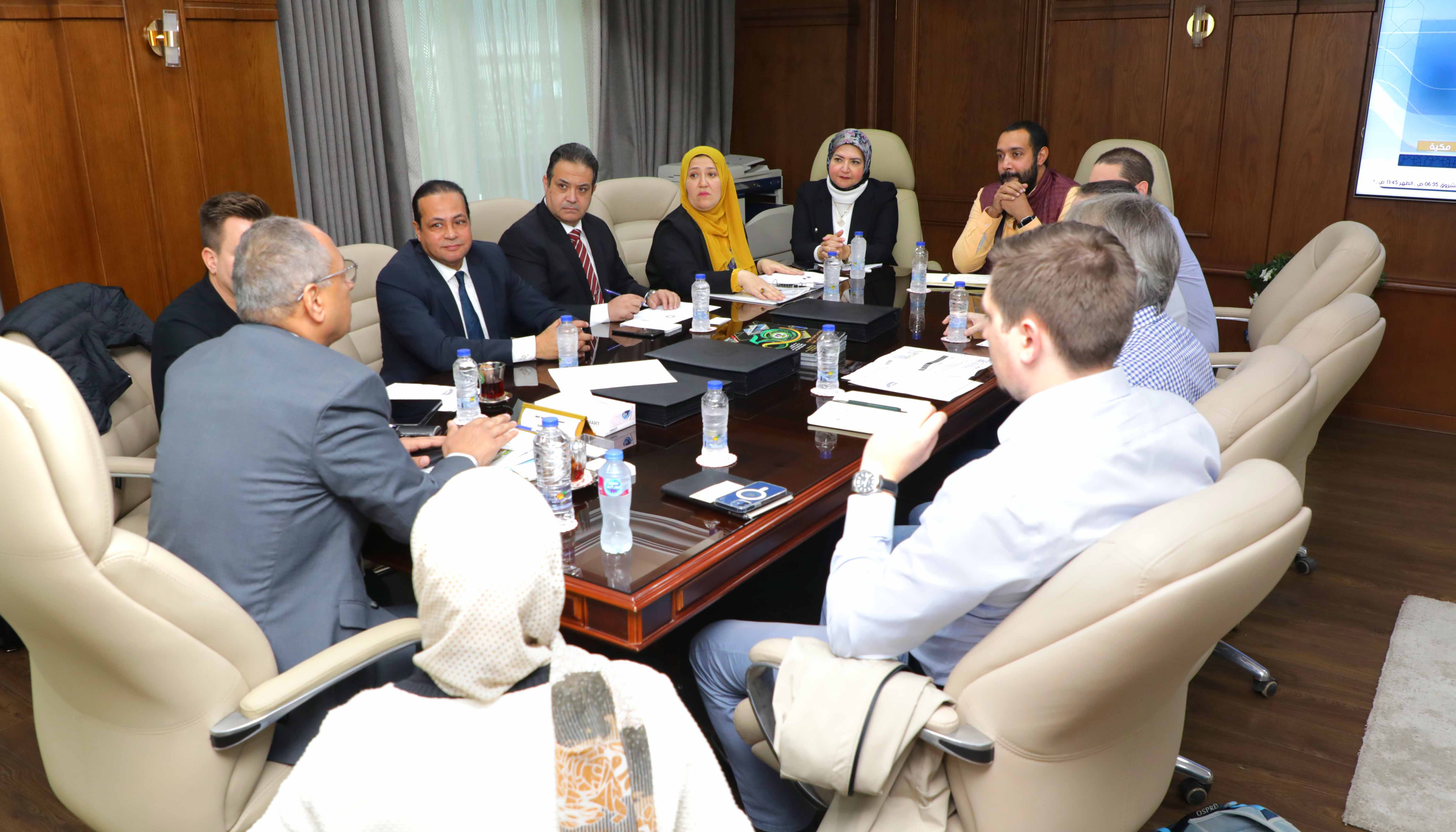 المهندس عصام النجار يستقبل وفد من شركة بوش العالمية