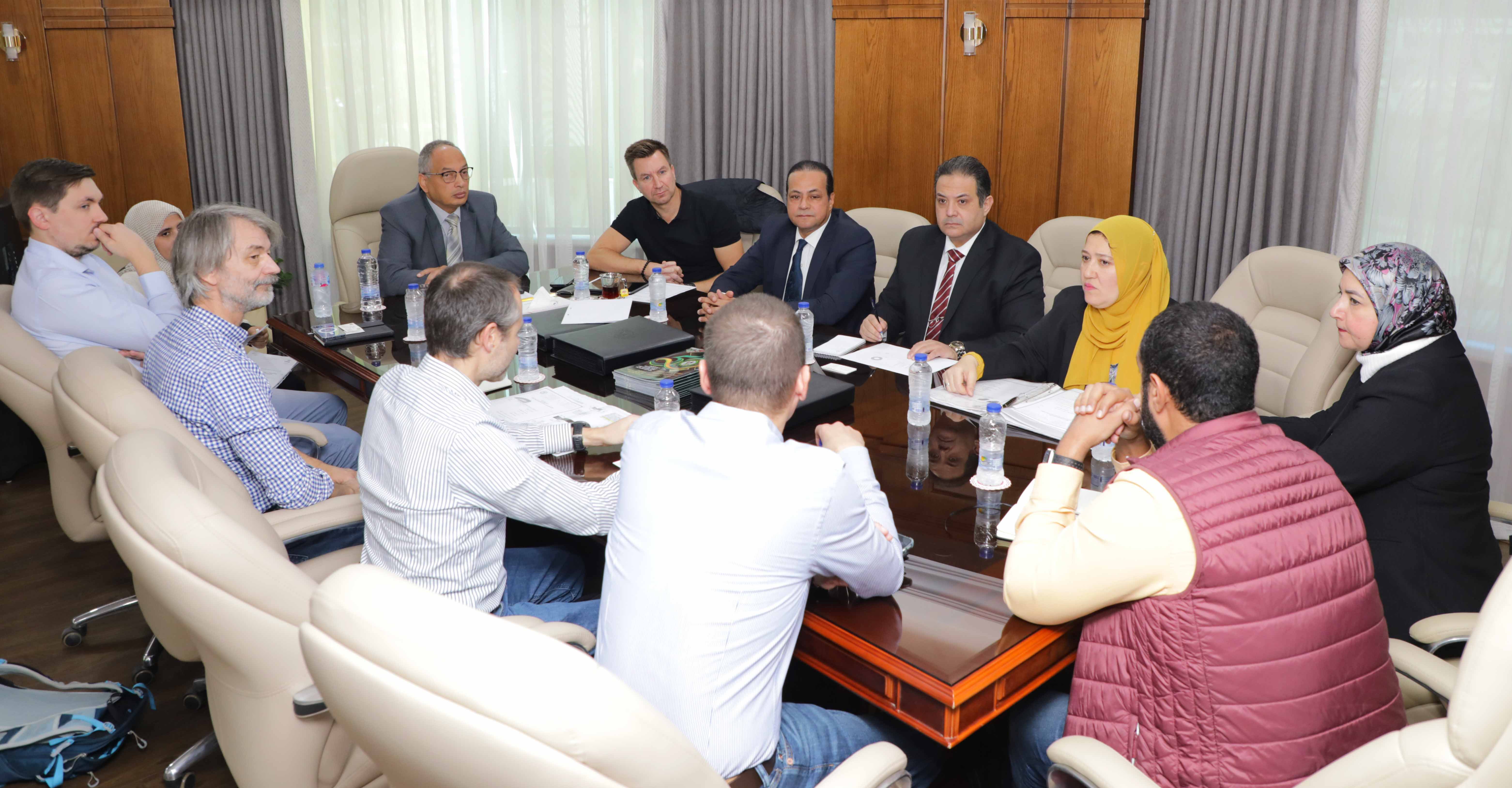 المهندس عصام النجار يستقبل وفد من شركة بوش العالمية