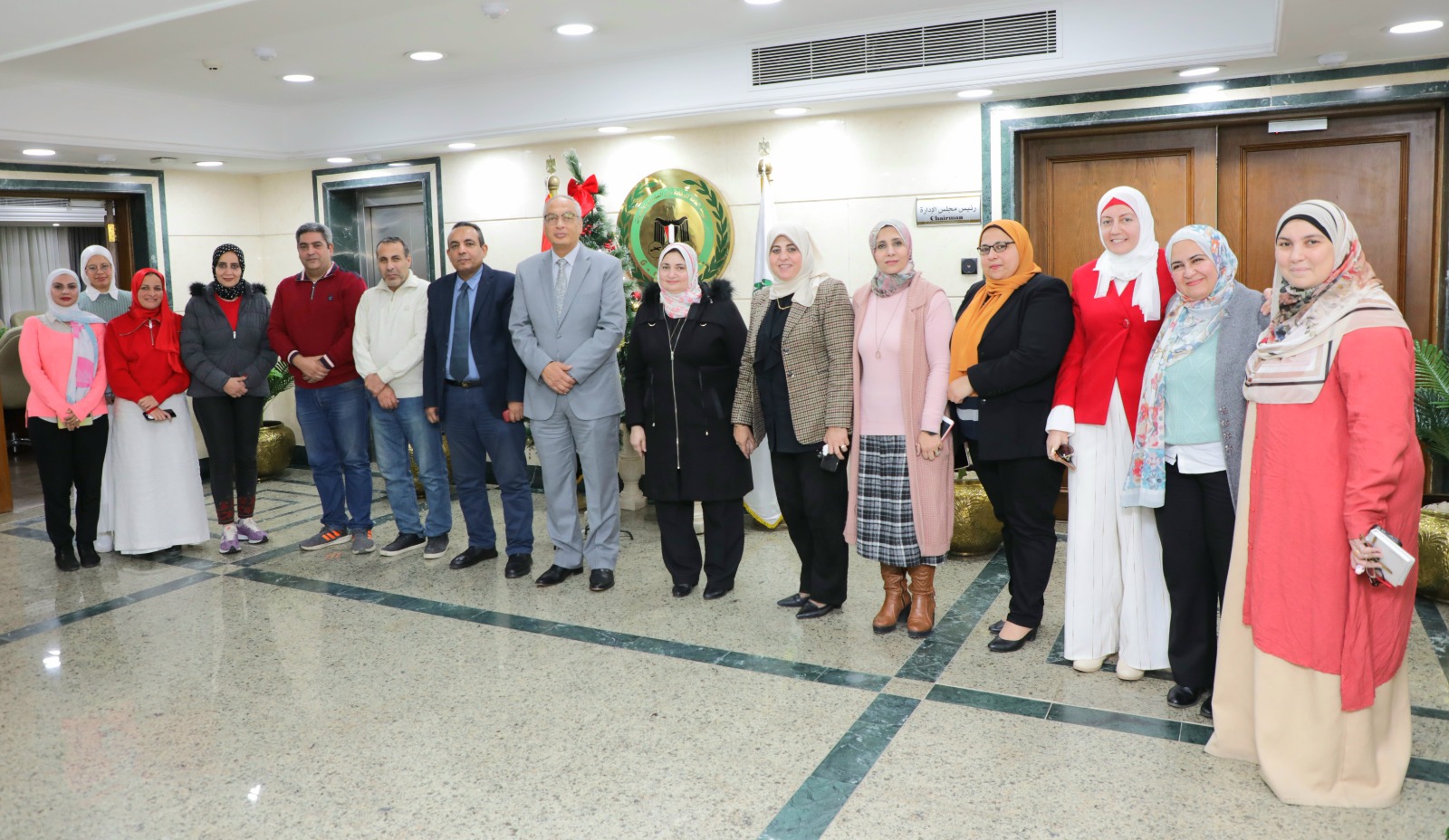 اجتماع رئيس مجلس الادارة مع وحدة الكفاءة الفنية ( PT)