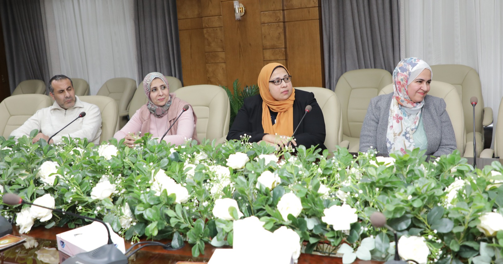 اجتماع رئيس مجلس الادارة مع وحدة الكفاءة الفنية ( PT)