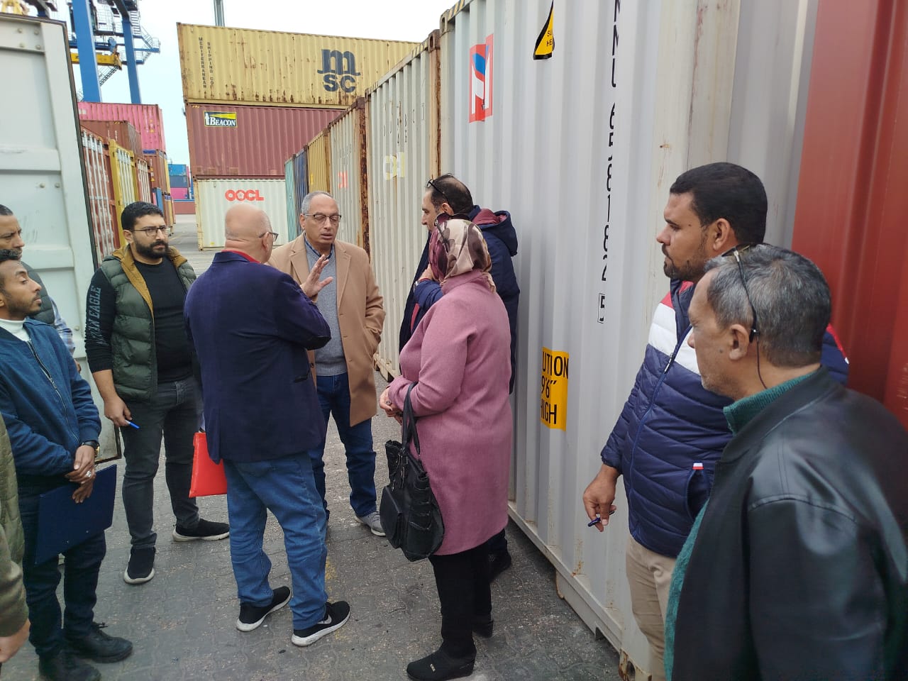 م. عصام النجار يتفقد سير العمل اليوم الجمعة17 يناير بمينائى الاسكندرية والدخيلة