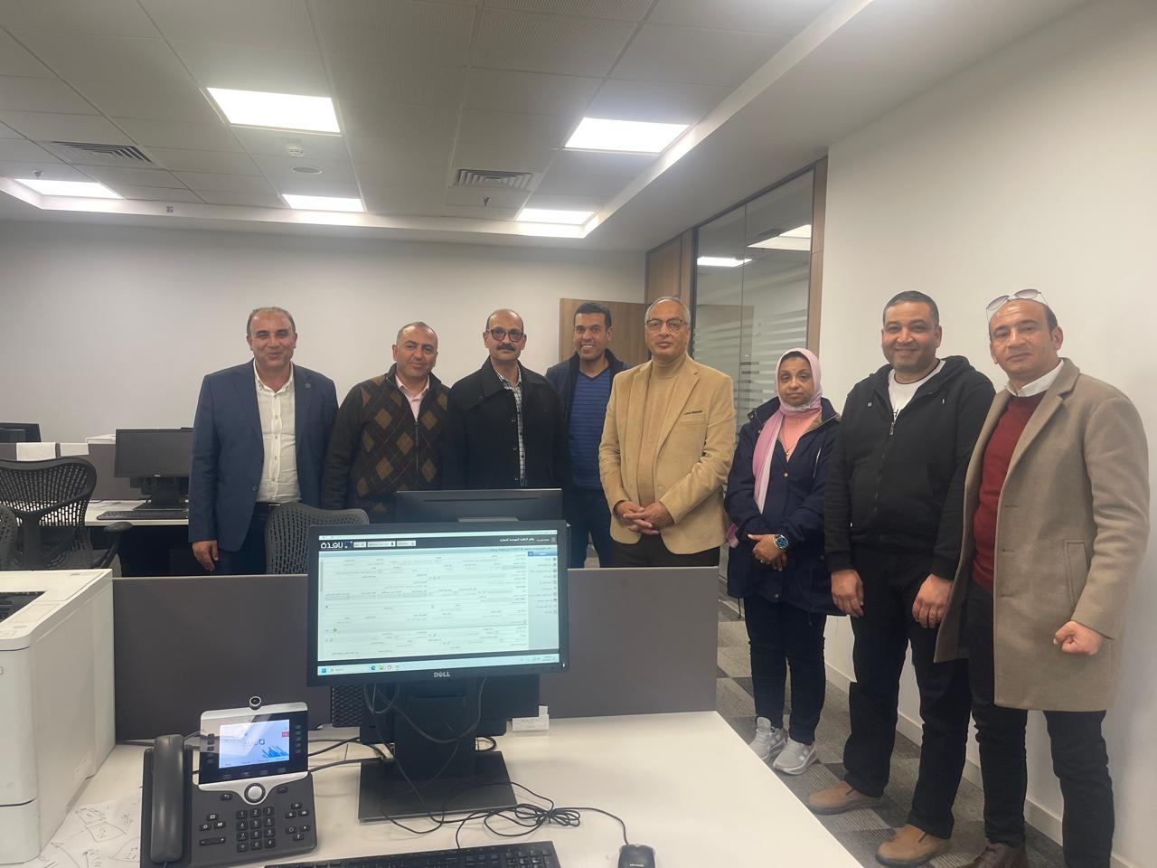 توجه اليوم السيد المهندس عصام النجا الى فرع الهيئة بالسويس لتفقد اجراءات العمل بميناء السويس والادبية والعين السخنة وبدر الجاف