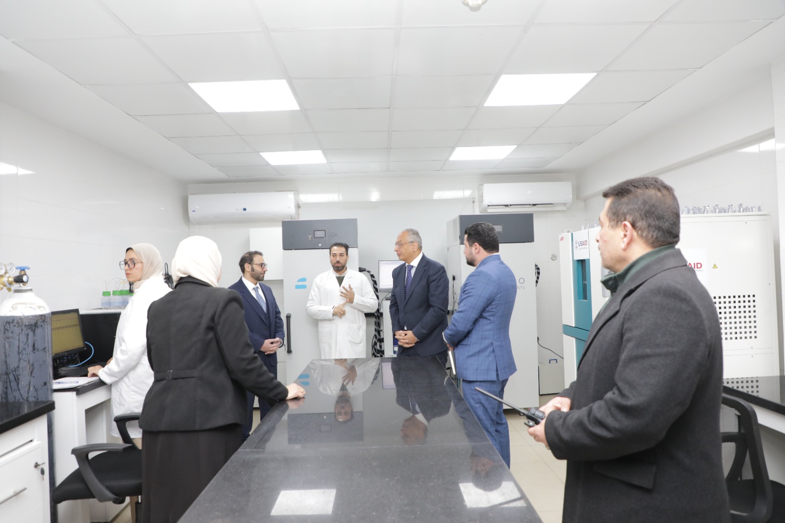 م. عصام النجار يستقبل وفد رفيع المستوى من دولة الامارات