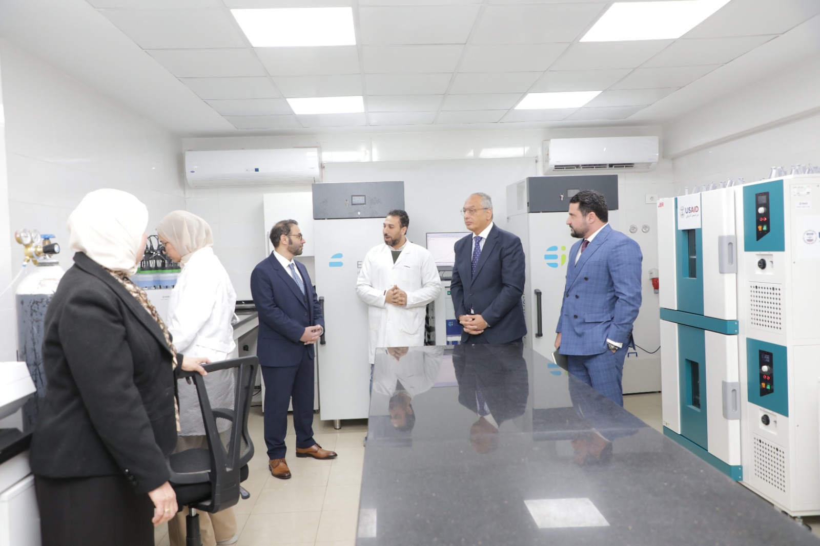 م. عصام النجار يستقبل وفد رفيع المستوى من دولة الامارات