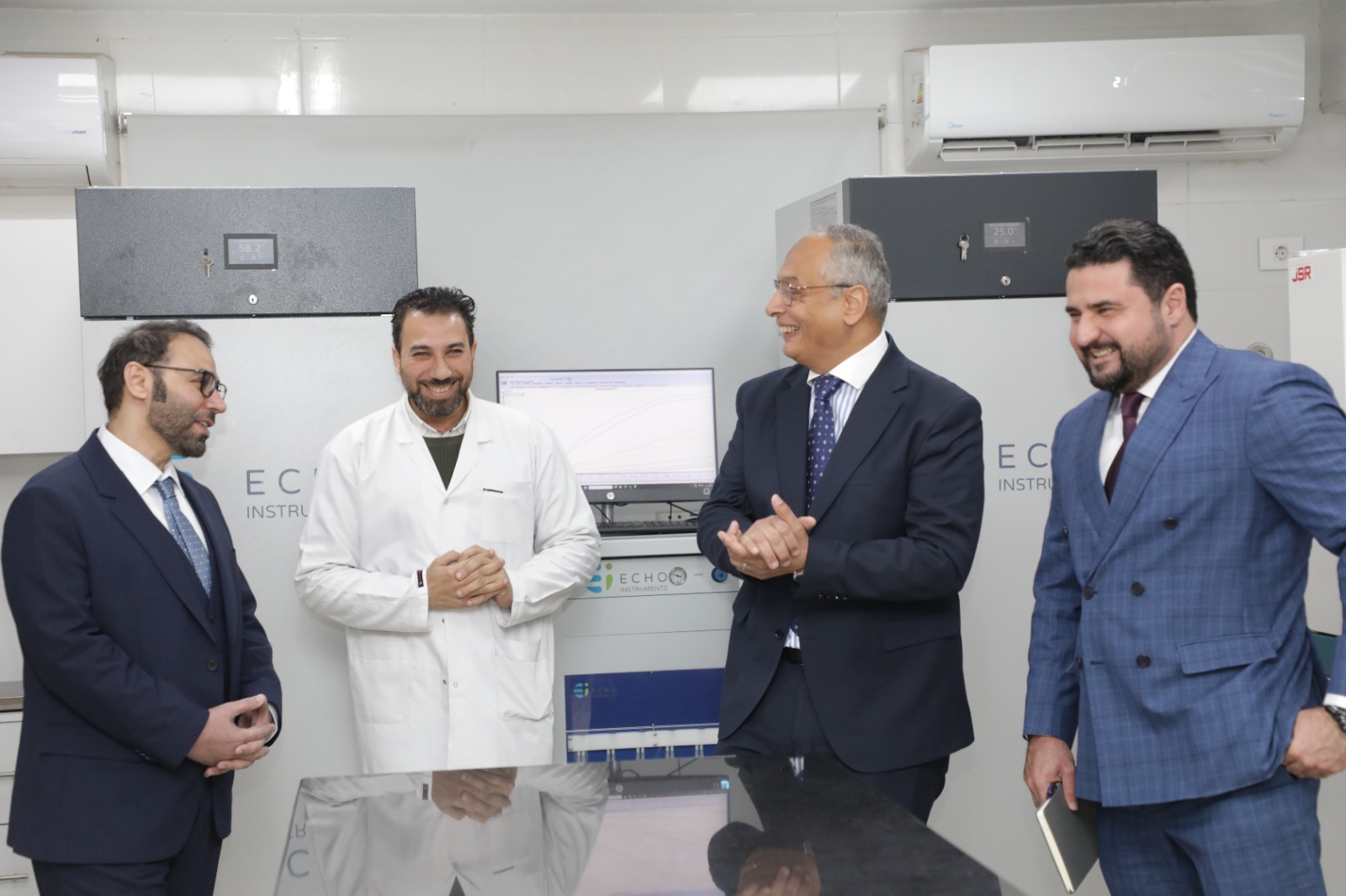 م. عصام النجار يستقبل وفد رفيع المستوى من دولة الامارات