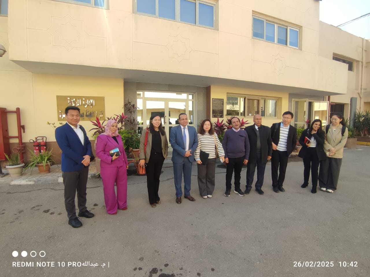 يستقبل م. عصام النجار  الوفد الممثل لمنظمة CVC الصينية االرائدة المعتمدة دوليا لإصدار الشهادات والاختبارات