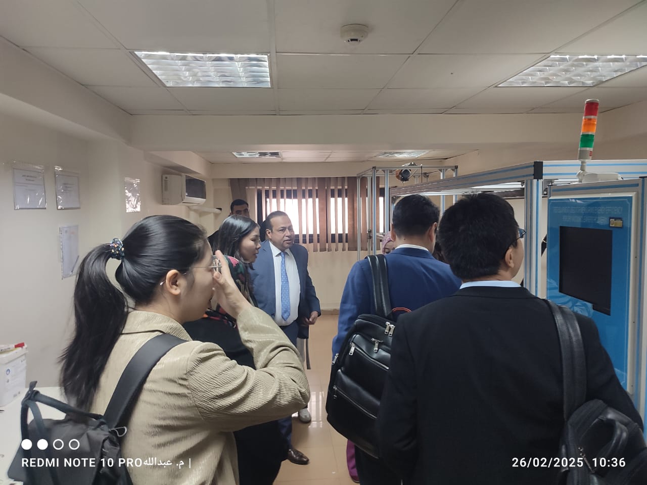 يستقبل م. عصام النجار  الوفد الممثل لمنظمة CVC الصينية االرائدة المعتمدة دوليا لإصدار الشهادات والاختبارات