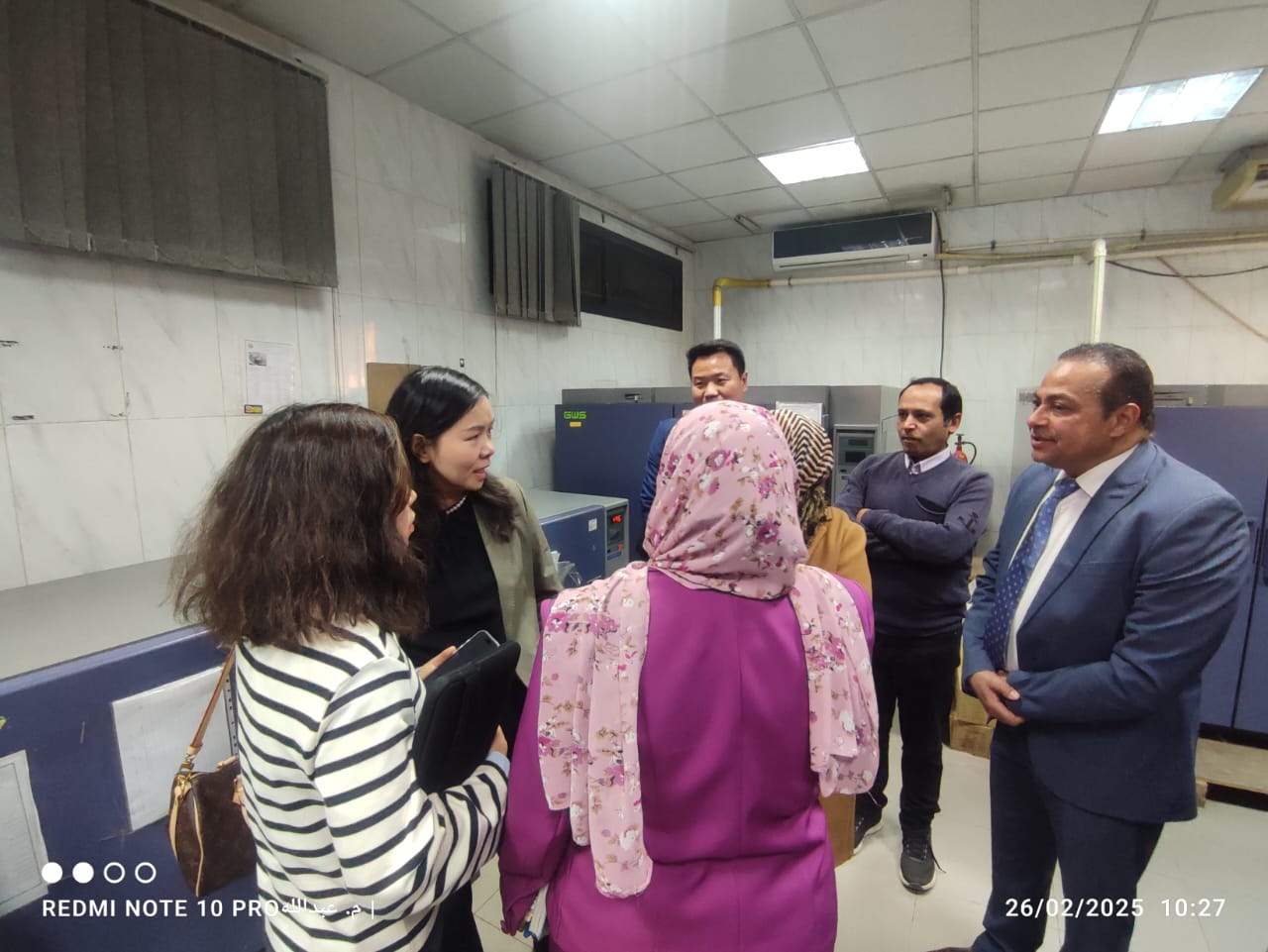 يستقبل م. عصام النجار  الوفد الممثل لمنظمة CVC الصينية االرائدة المعتمدة دوليا لإصدار الشهادات والاختبارات