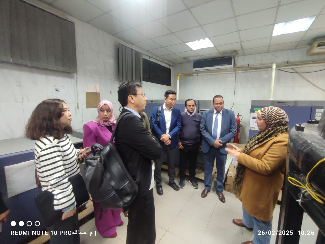 يستقبل م. عصام النجار  الوفد الممثل لمنظمة CVC الصينية االرائدة المعتمدة دوليا لإصدار الشهادات والاختبارات