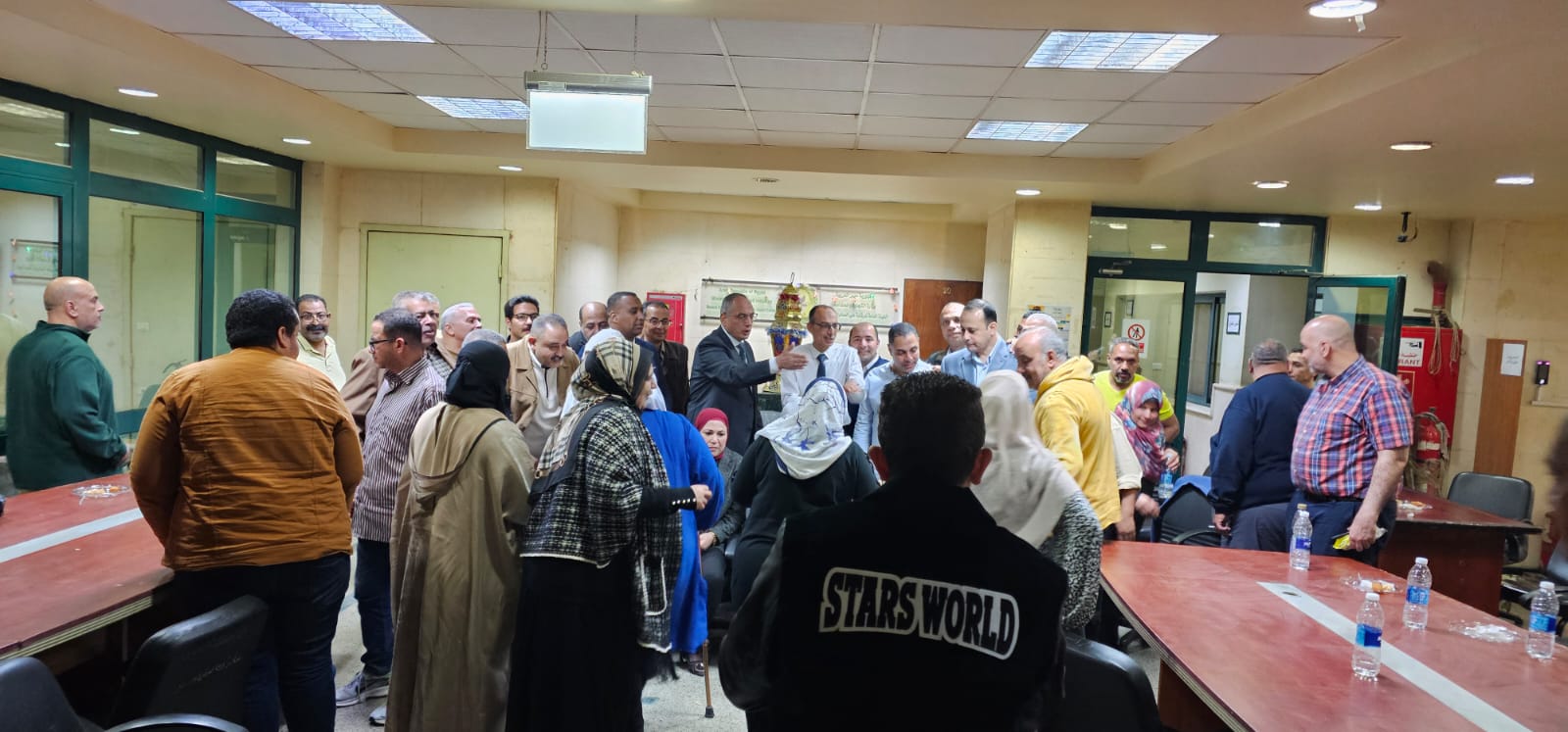 زيارة المهندس عصام النجار فرع ٦ اكتوبر وحضور إفطار مع العاملين وافتتاح إدارة المخاطر التابعة لمركز التميز