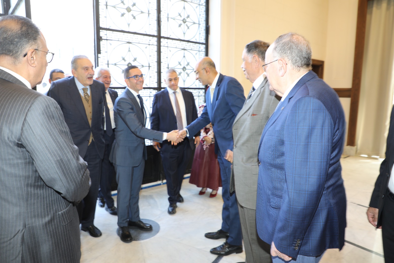 زيارة وزير الاستثمار والتجارة  الخارجية  لميناء الاسكندرية والغرفة التجارية