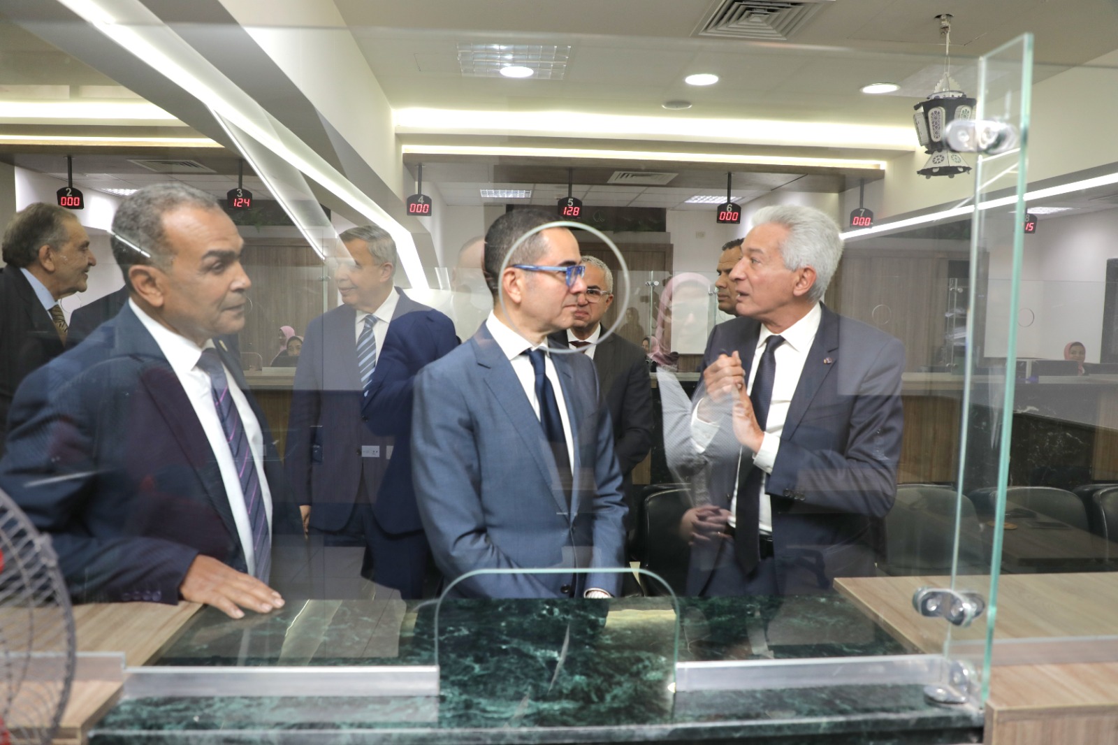 زيارة وزير الاستثمار والتجارة  الخارجية  لميناء الاسكندرية والغرفة التجارية