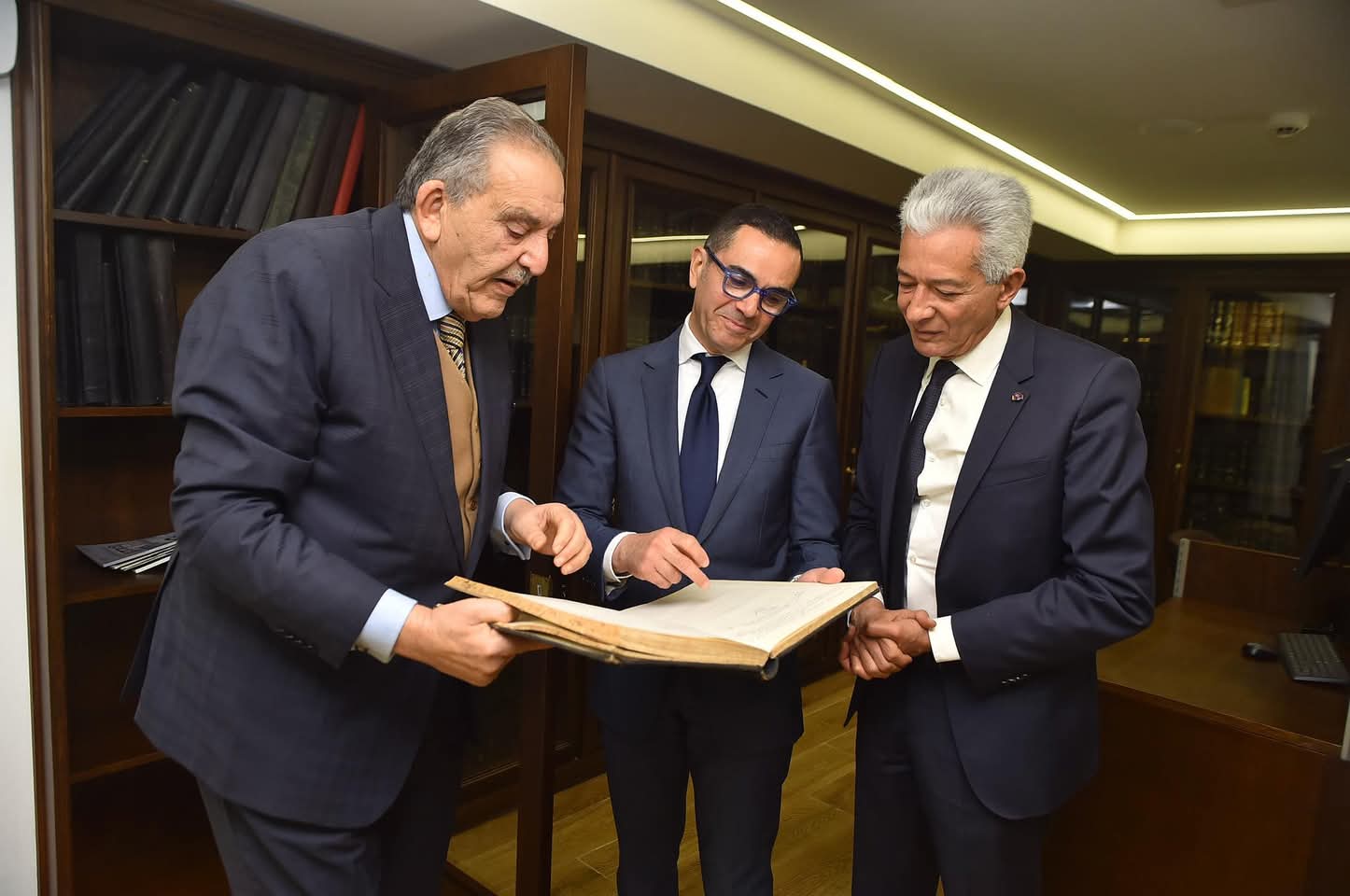 زيارة وزير الاستثمار والتجارة  الخارجية  لميناء الاسكندرية والغرفة التجارية
