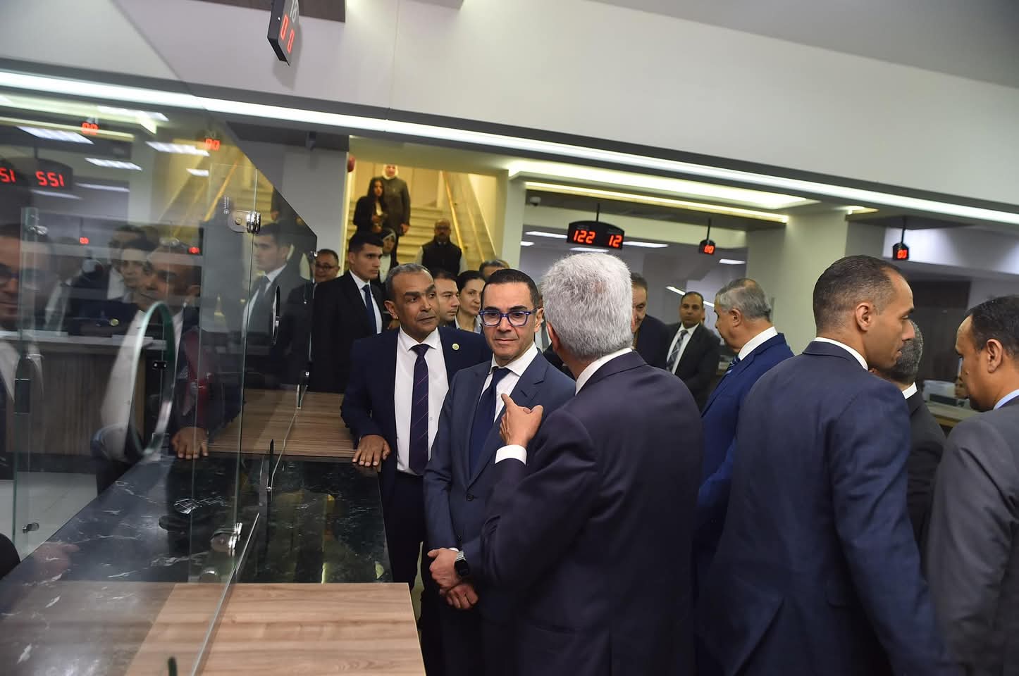 زيارة وزير الاستثمار والتجارة  الخارجية  لميناء الاسكندرية والغرفة التجارية