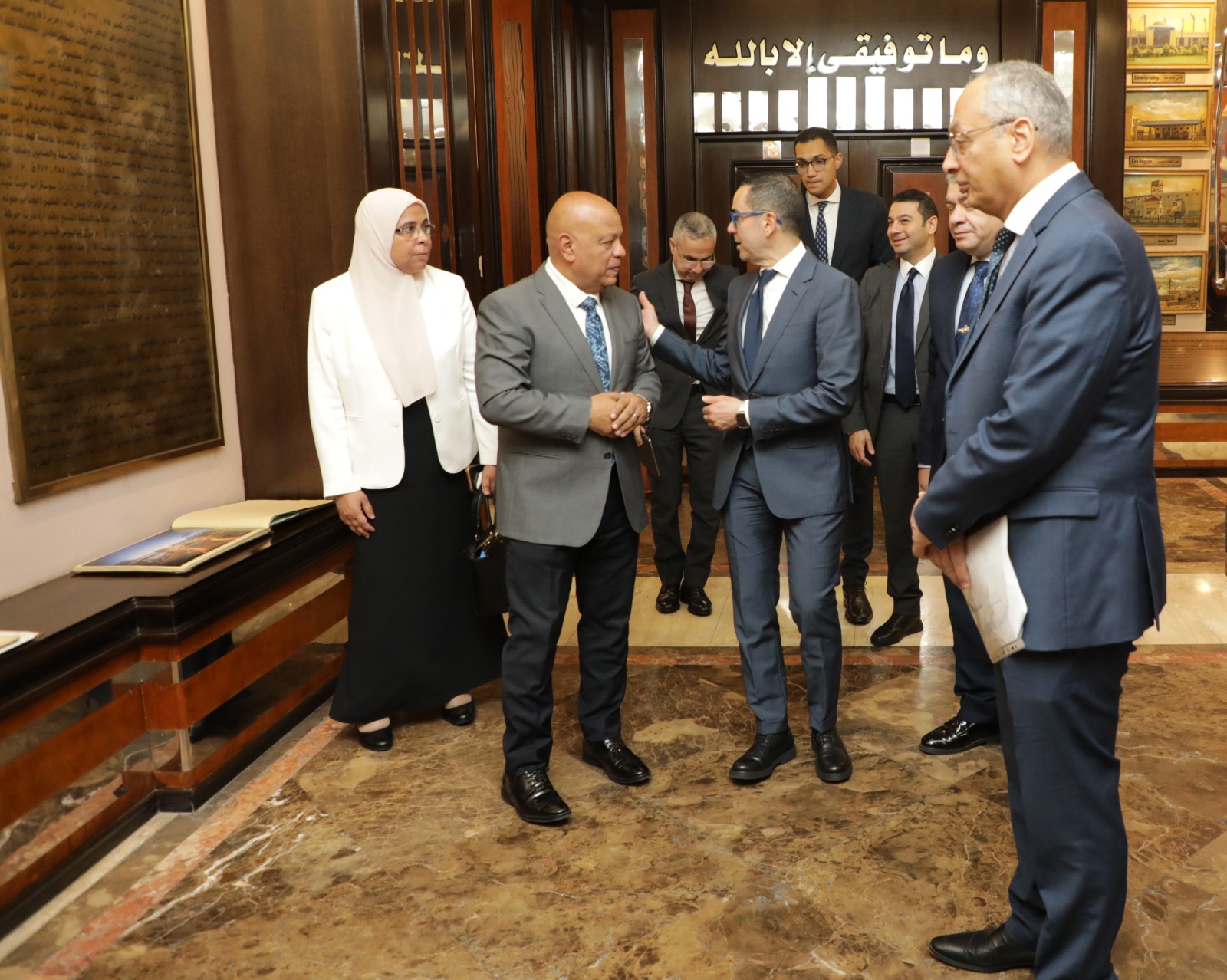 م. عصام النجار يشارك  زيارة وزير الاستثمار والتجارة الخارجية لهيئة ميناء الاسكندرية