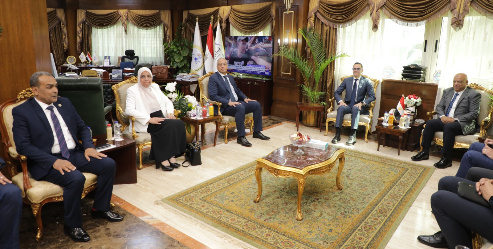 م. عصام النجار يشارك  زيارة وزير الاستثمار والتجارة الخارجية لهيئة ميناء الاسكندرية