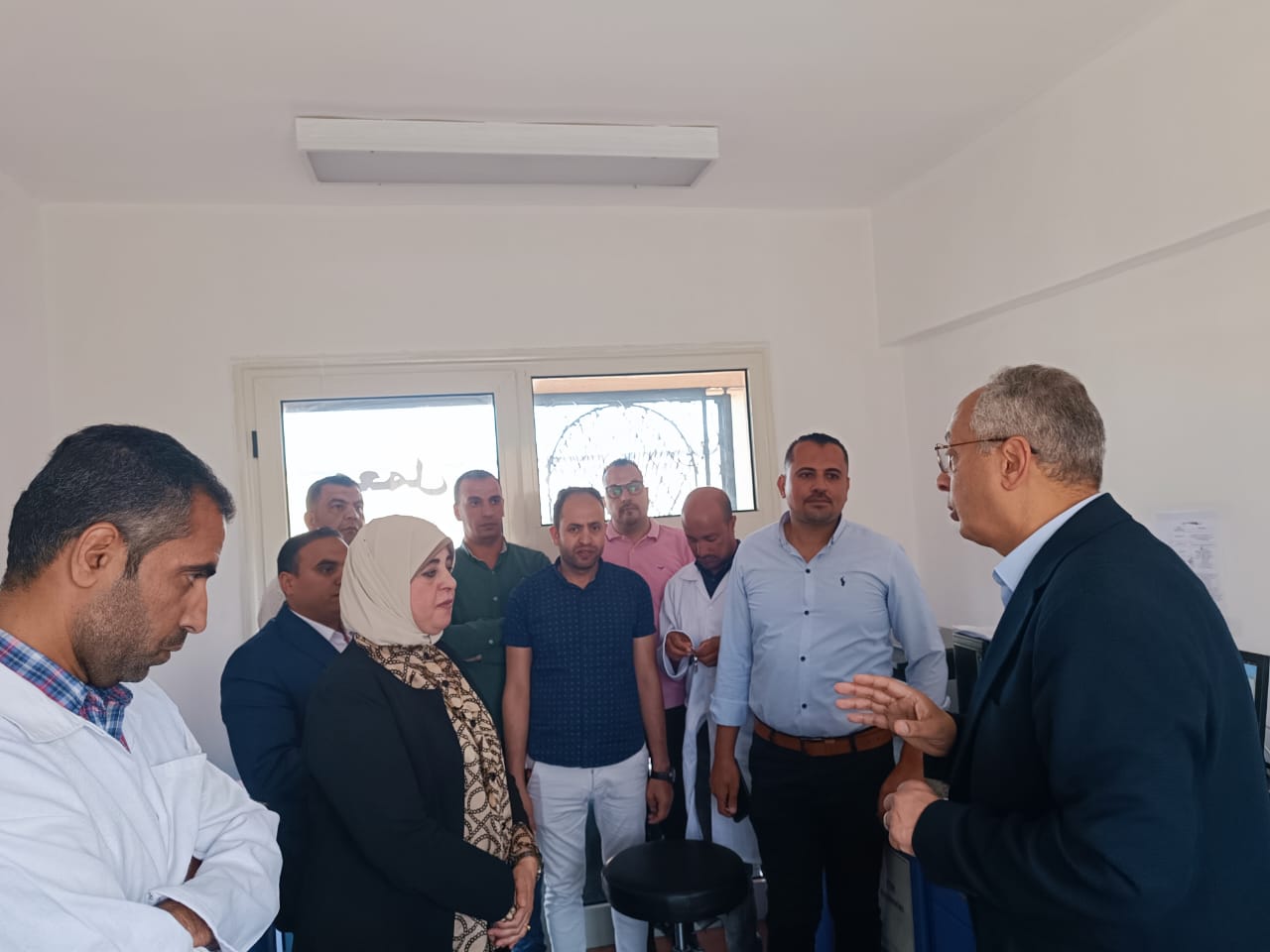 زيارة م. عصام النجار لفرع نوبيع اليوم