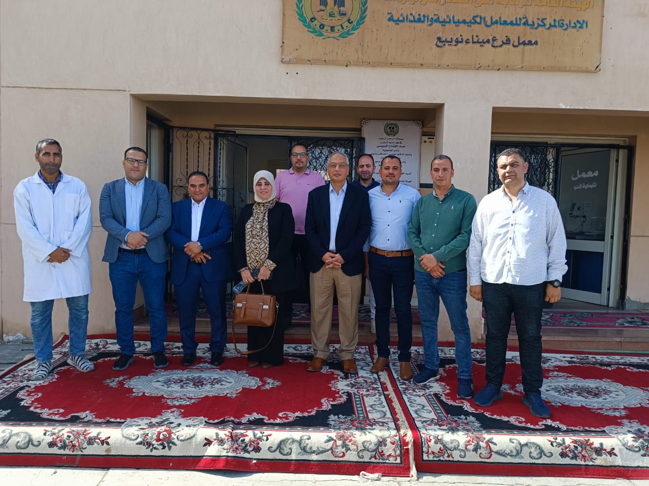 زيارة م. عصام النجار لفرع نوبيع اليوم