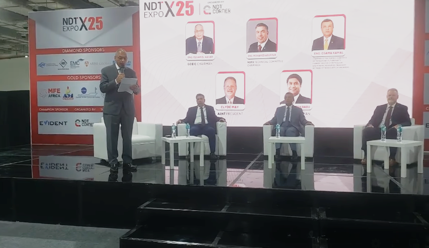 كلمة المهندس عصام النجار رئيس الهيئة العامة للرقابة على الصادرات والواردات  فى افتتاح معرض  NDTX EXPO 25 للتفتيش الهندسي واللحام وتكامل الأصول الصناعية واختبارات الجودة في نسختة الثانيه لعام ٢٠٢٥ تحت شعار "مستقبل طاقة وصناعة آمن ومستدام".