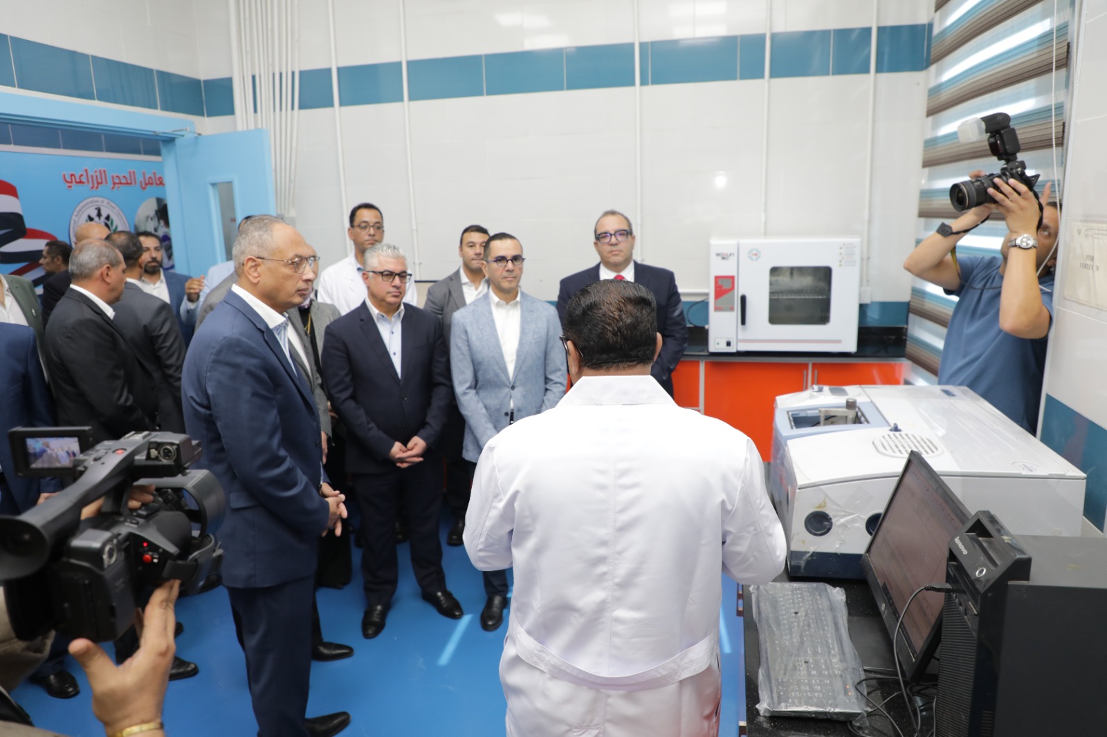 وزير الاستثمار والتجارة الخارجية يفتتح المرحلة الثانية من المعامل الصناعية بميناء السخنة