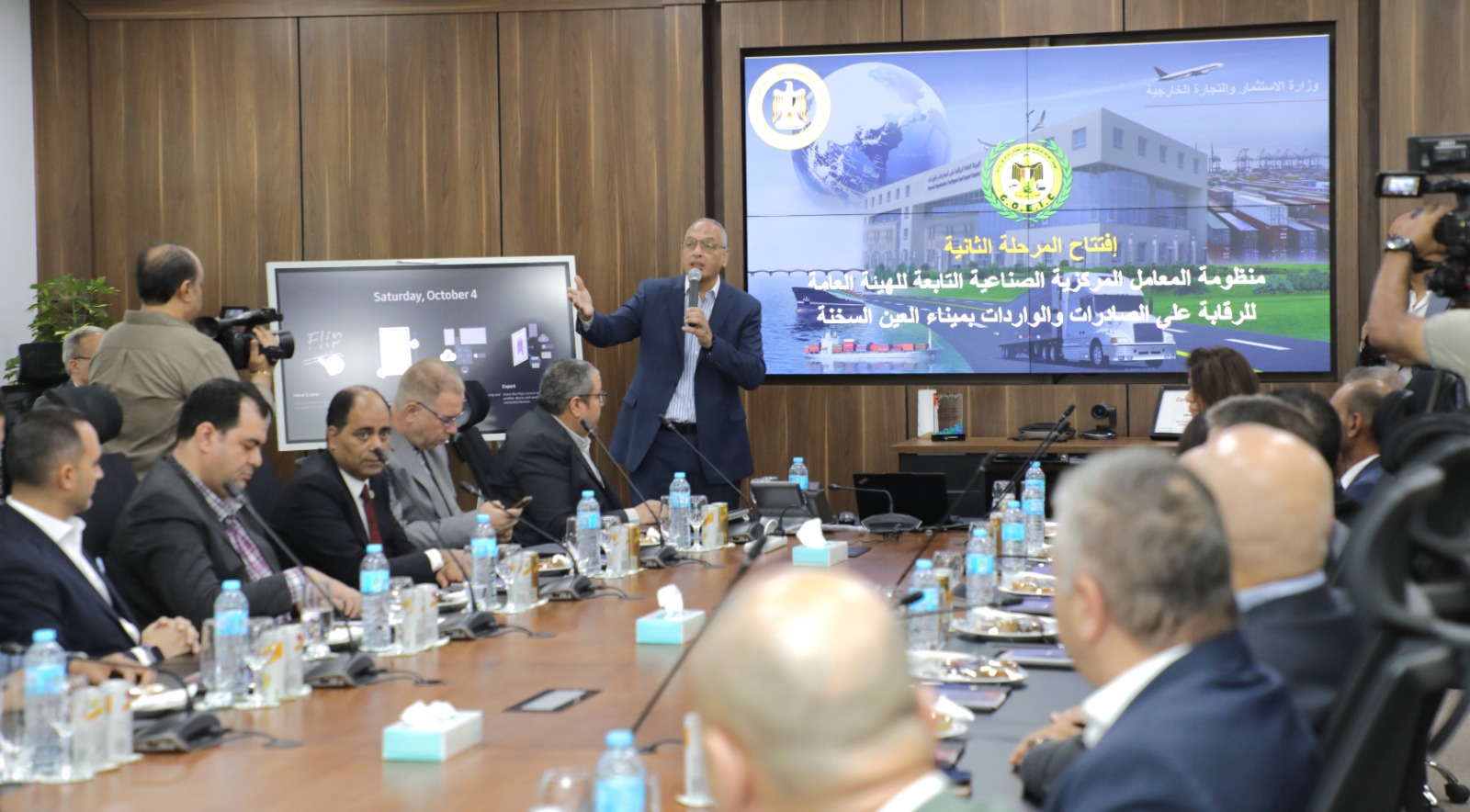 وزير الاستثمار والتجارة الخارجية يفتتح المرحلة الثانية من المعامل الصناعية بميناء السخنة