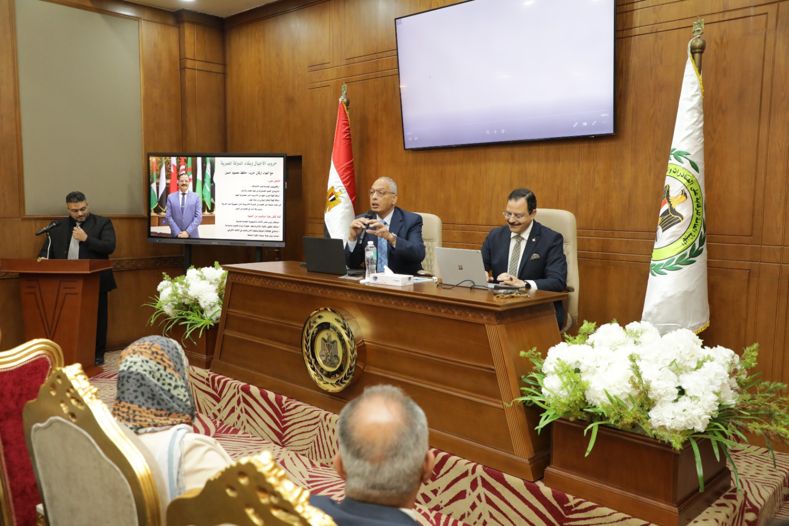 ندوة تثقيفية بمناسبة مرور 52 عاما على ذكرى انتصارات حرب اكتوبر المجيدة