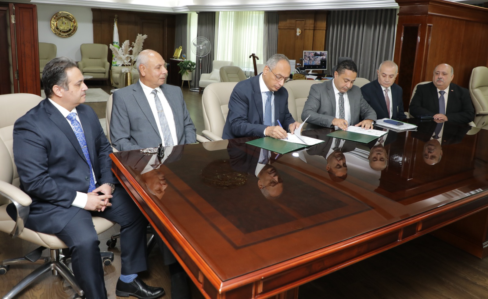 م. عصام النجار يوقع برتوكول تعاون مع شركة سكاى جولد فى مجال التحليل المعملى واصدار شهادات المطابقة