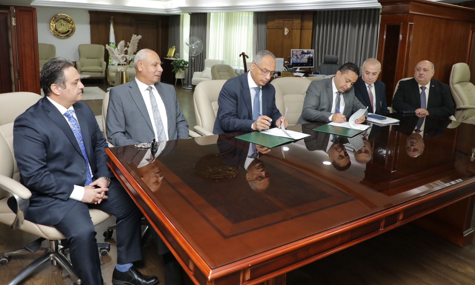 م. عصام النجار يوقع برتوكول تعاون مع شركة سكاى جولد فى مجال التحليل المعملى واصدار شهادات المطابقة