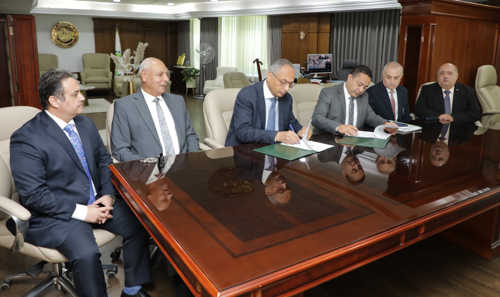 م. عصام النجار يوقع برتوكول تعاون مع شركة سكاى جولد فى مجال التحليل المعملى واصدار شهادات المطابقة