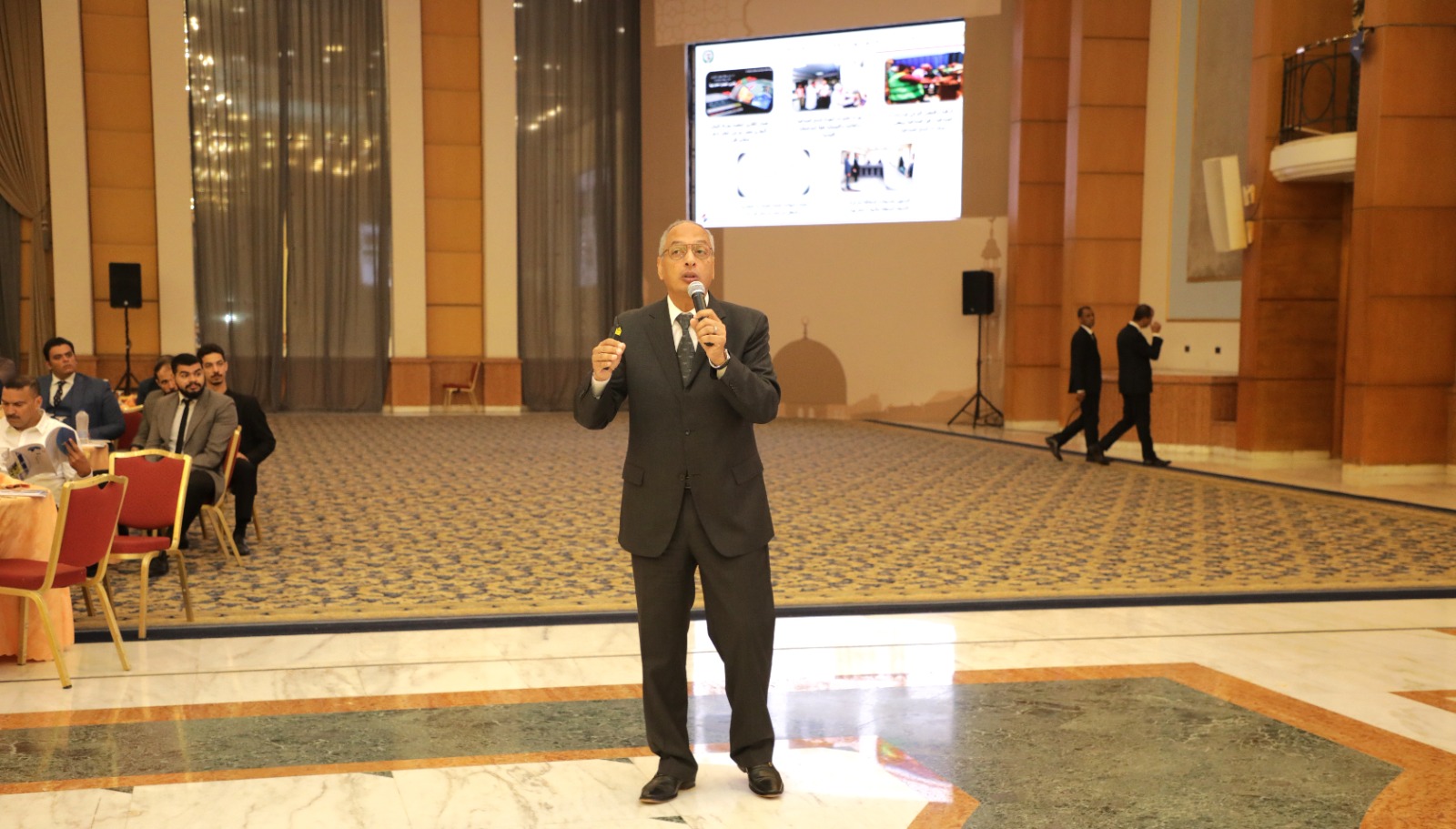 م. عصام النجار يشارك فى فاعليات مؤتمر تحديات السلامة والصحة المهنية