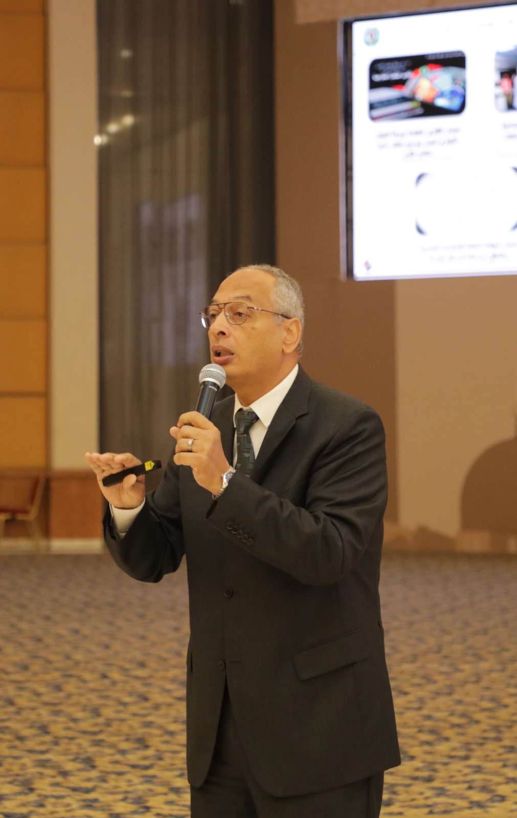 م. عصام النجار يشارك فى فاعليات مؤتمر تحديات السلامة والصحة المهنية