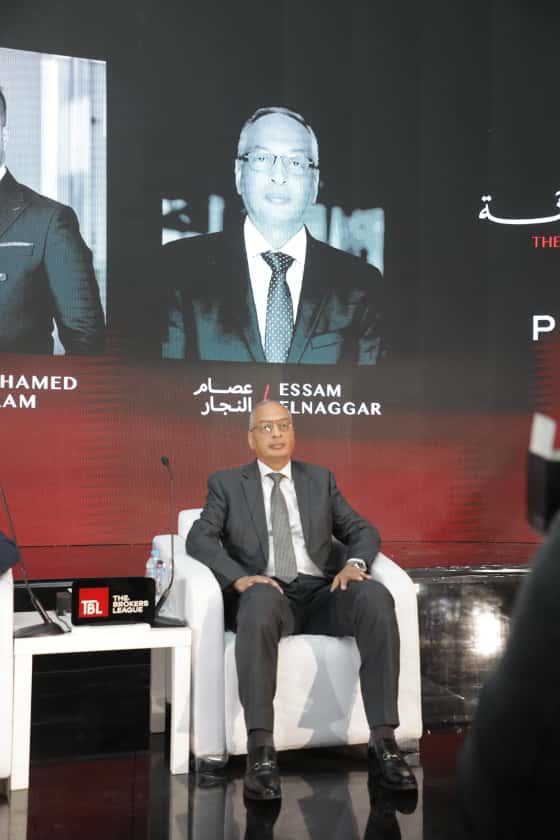 م. عصام النجار يشارك فى فعاليات الجلسة الاولى من مؤتمر التطوير العقارى النسخة الاستثنائية TBL